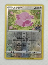Pokemon Go TCG Card NM/M 051/078 Chansey Reverse Holo