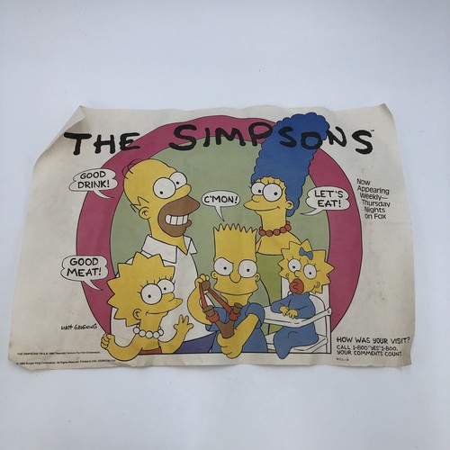 Vintage 1990 Burger King The Simpsons Dolls (Lot Of 5) Figures (SEALED) - Picture 2 of 17