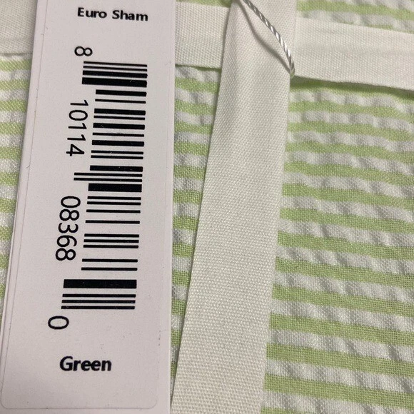 Aqua SEERSUCKER EURO SHAM Foto 2 de 4