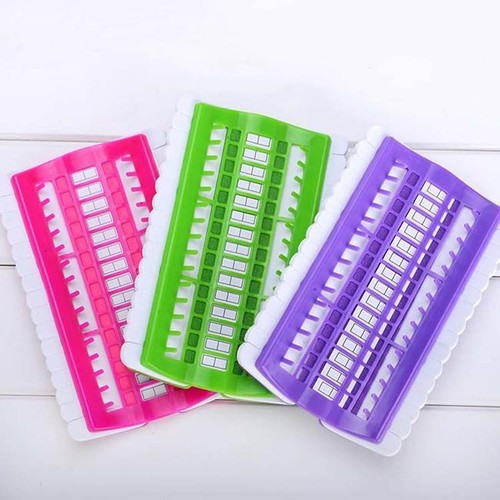Cross Stitch Row Line Sewing Needles Holder Embroidery Floss Thread Organizer FI - Picture 4 of 15