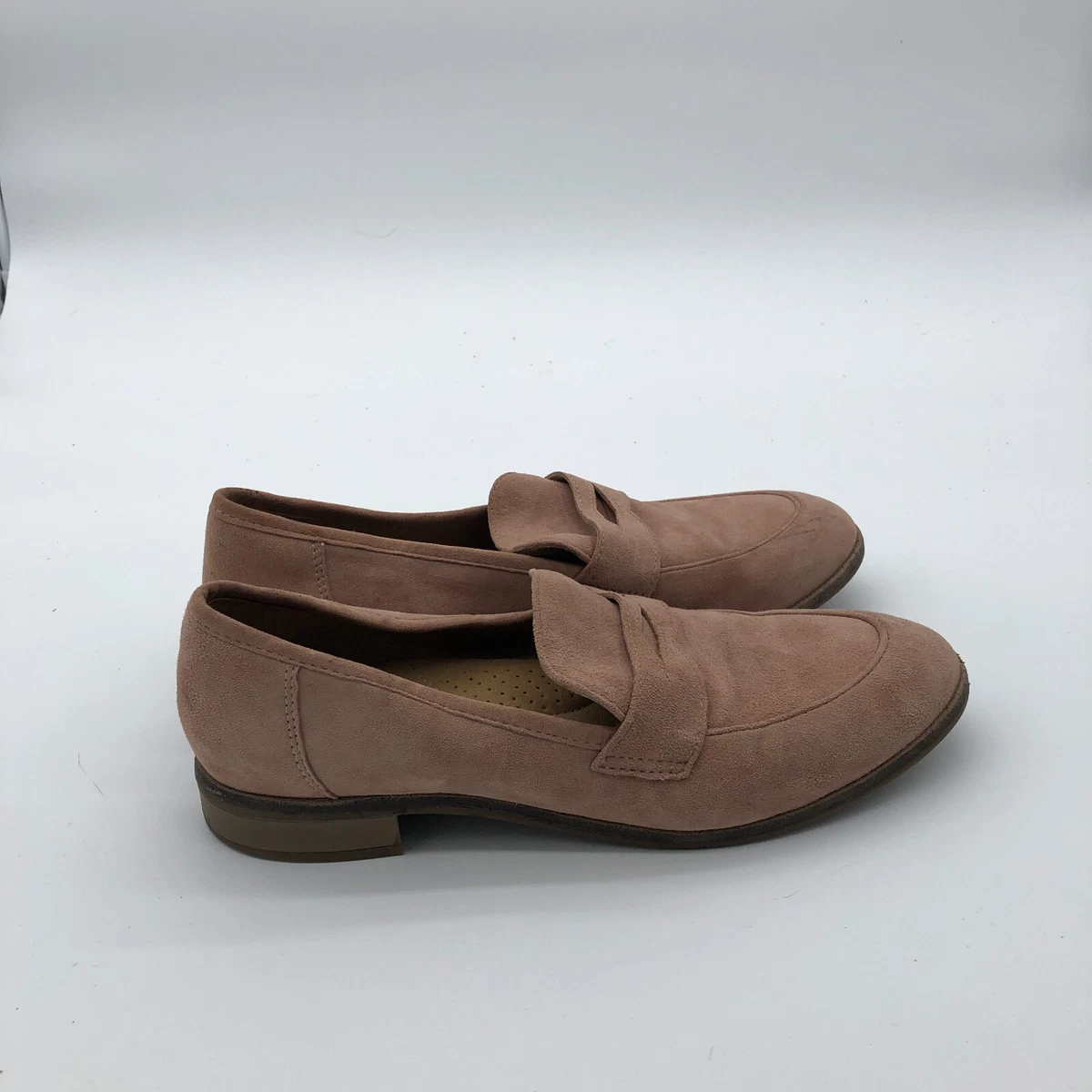 Clarks top pink loafers