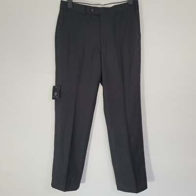 Mens SKOPES Trousers Black Tapered Formal Waist 34 Leg 31 BNWT