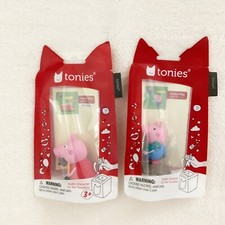 Lot of 2 Tonies Peppa Pig and George On The Road Peppa Tonie Audio Play Figurine
