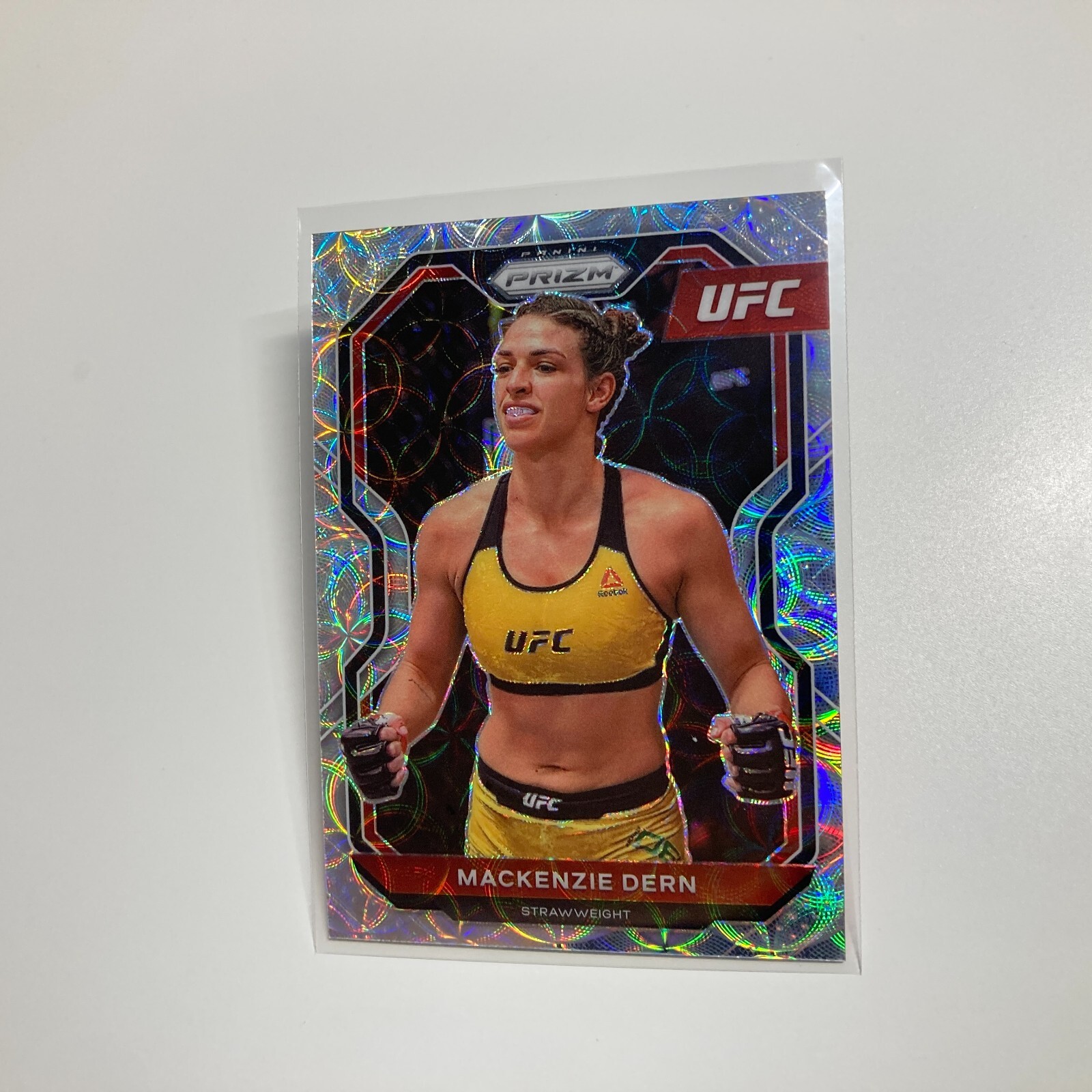 Mackenzie Dern 2021 Panini Prizm UFC Premium Box Set Scope Prizm Card 77/99 #76