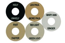 Custom Personalized Toggle Switch Ring Plate for Gibson guitars