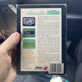 Chris Evert & Ivan Lendl in Top Players Tennis for Nintendo NES complete in box
