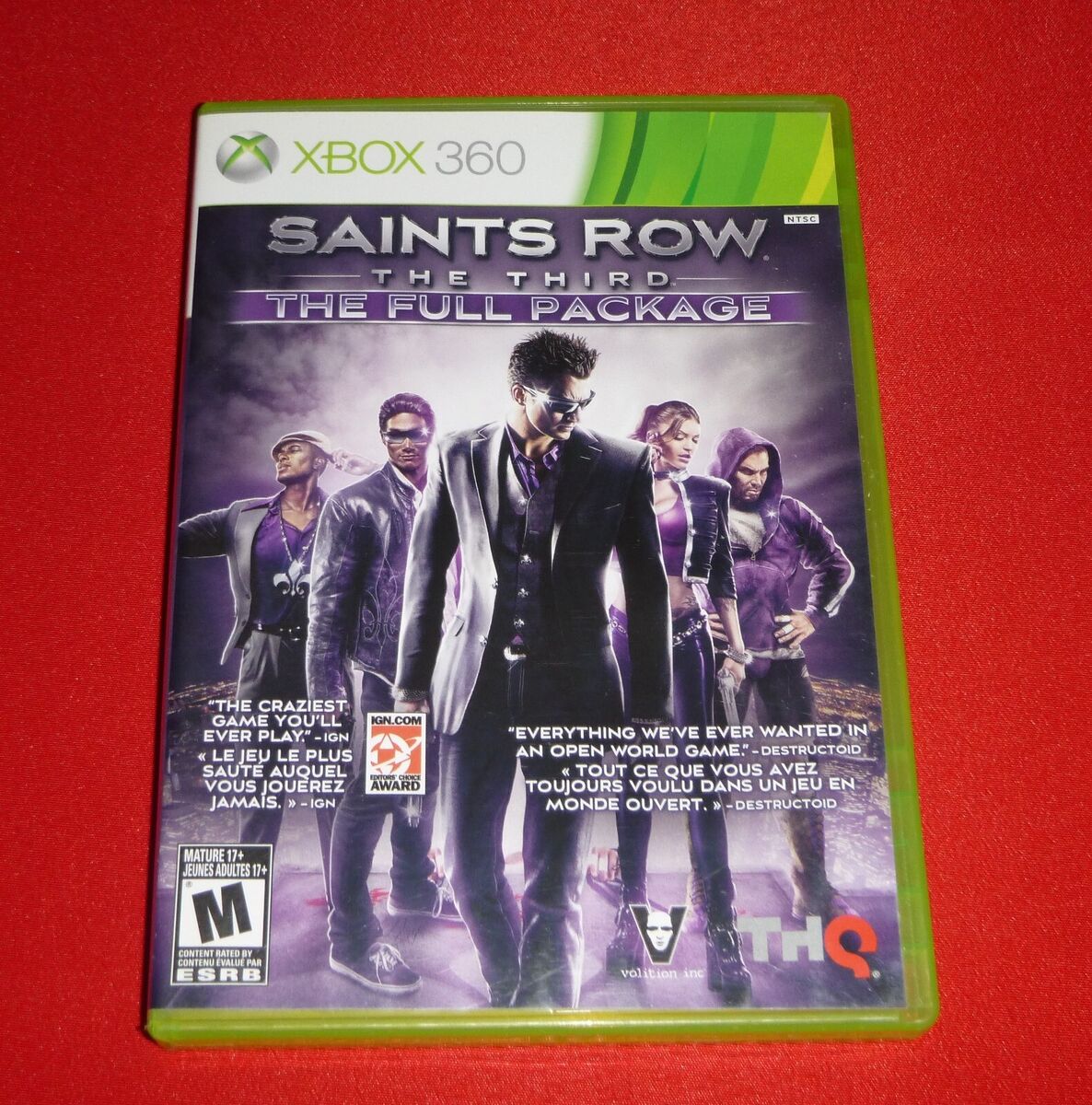 Xbox 360 : Saints Row: The Third- The Full Package VideoGames 752919555057