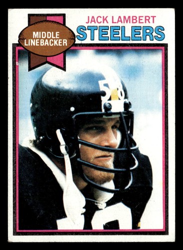 1979 Topps Jack Lambert #475 VG-EX Pittsburgh Steelers - 第 1/2 張圖片