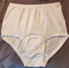3 Pair Size Small 100 COTTON WOMEN'S PANTY Water-Resistant with a Wide Crotch