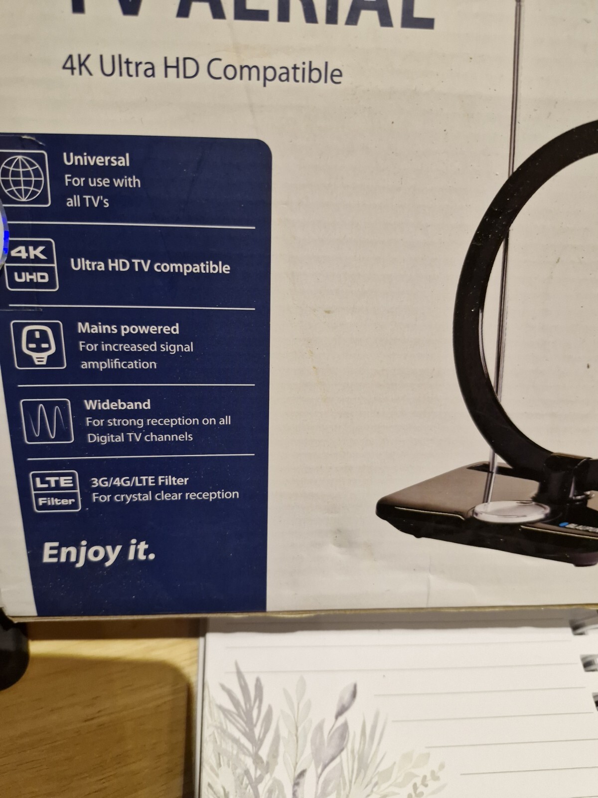 blaupunkt amplified indoor tv aerial eBay