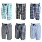 100% Cotton Mens Lounge Shorts Pyjamas Bottoms Night Sleepwear With Pockets