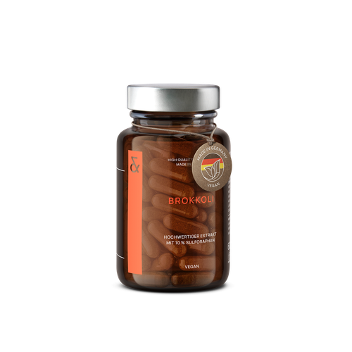 Brokkoli Extrakt - 10% Sulforaphan - 60 Kapseln hochdosiert im Glas - Vegan - Bild 5 von 7