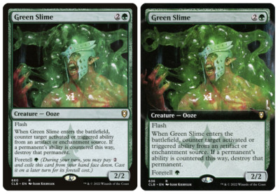 MTG CMR: Battle for Baldur's Gate CLB Green Slime NM - MINT (SELECT)
