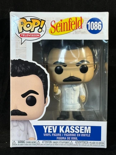 Funko Pop! Television: Seinfeld  Yev Kassem Soup Nazi #1086 with Box Protector
