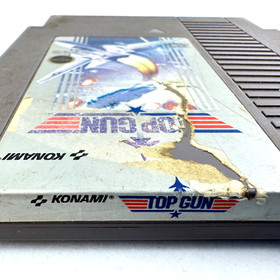 (2) Nintendo NES Video Games: Top Gun '87 Konami + Silent Service '89 Ultra Game