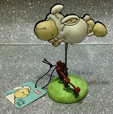 NICI CLIP PORTAFOTO IN RESINA E GOMMA 2D PECORA SHEEP PHOTO HOLDER