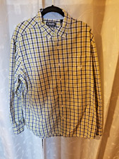 Chaps Plaid Dress Shirt Long sleeve Collared Men's L Multi color