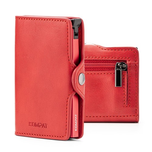 Porta Carte di Credito RFID Portafoglio Uomo Slim Portafoglio Piccolo Sottile - Foto 76 di 83