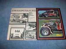 1923 Ford Model T Bucket Roadster Vintage Article Sweepstakes ----from 1972---