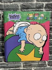 Vintage 1998 Rugrats Nickelodeon 1.5" Metal 3 Ring Binder Tommy Pickles NOS