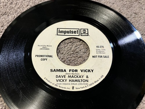 Dave Mackay & Vicky Hamilton: See You Later 1969 Impulse! Latin Jazz Promo Vinyl - Foto 3 di 4
