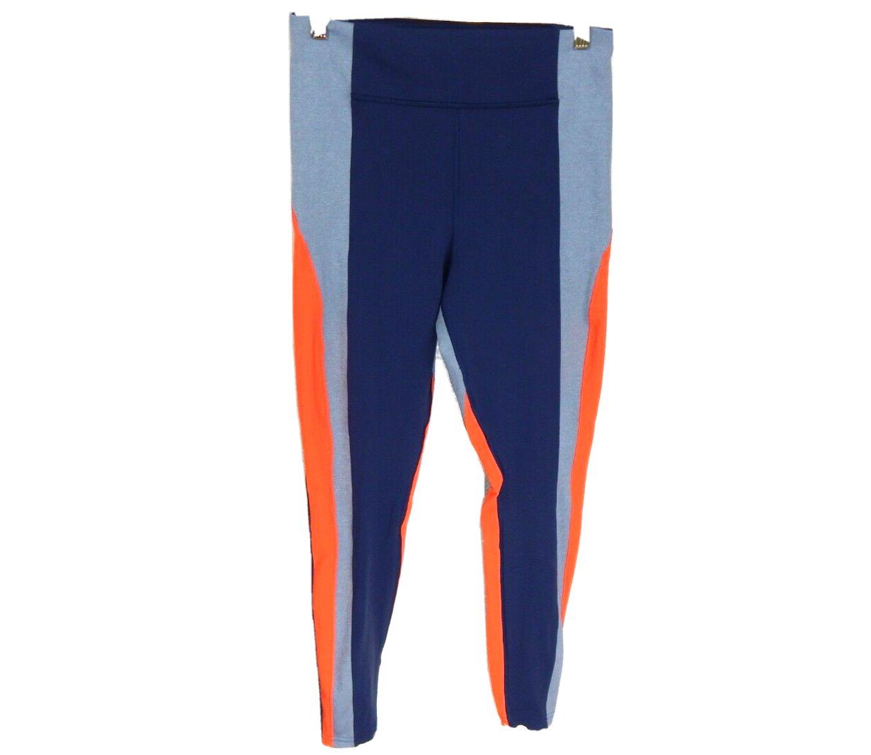 ALTRA Leggings donna Athleta medi crest colorblock tasche strette arancione blu usati in ottime condizioni