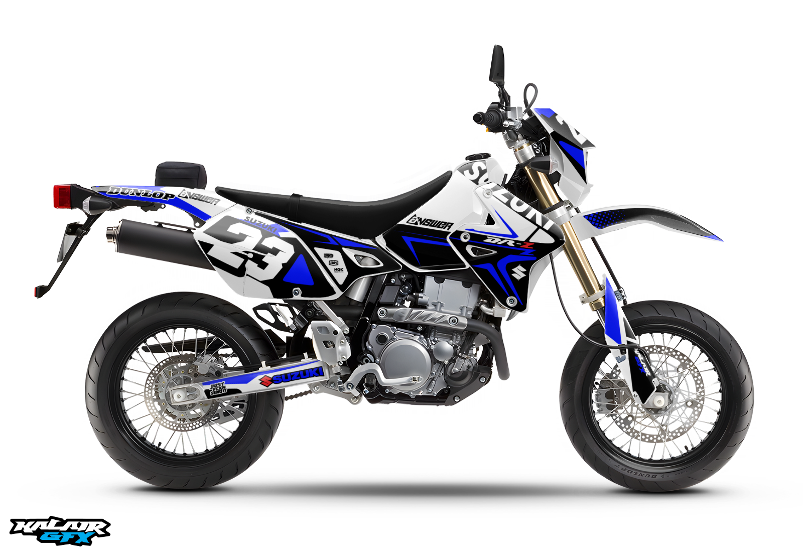 Graphics Decal Kit For Suzuki DRZ400SM (All Years) DRZ 400 SM S E - Foto 2