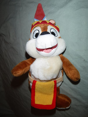 Disney Frontierland Chip & Dale Chipmunk 9'' Plush Soft Toy Stuffed Animal