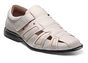 stacy adams white sandals
