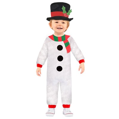 Deguisement Bonhomme Neige Ventre Garcon