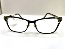 LAMB Eyeglasses LA074 BLK Designer Frames Only Black 54-18-140 READ 
