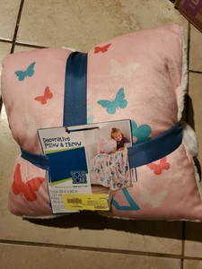 YOUR ZONE DECORATIVE PILLOW & THROW UNICORN 2 PIECE SET ...