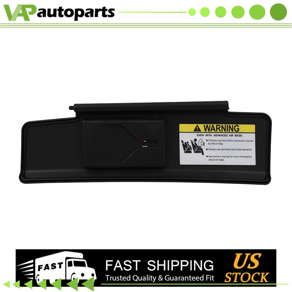 Black Front Left Driver Sun Visor Sunshade For 2006-2015 Mazda MX