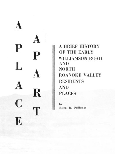Place Apart Helen R. Prillaman Taschenbuch Kartoniert / Broschiert Englisch 2009-image