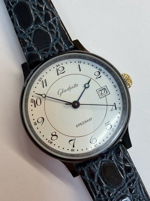 Glashütte Original Uhr Automatik Schwarz PVD Manufakturwerk 10-30 Top Orig Box