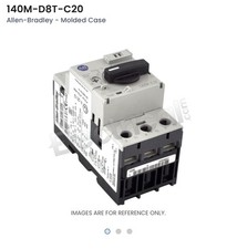 Allen Bradley 140M-D8T-C20 Motor Protector Circuit Breaker Bulletin 140M NEW