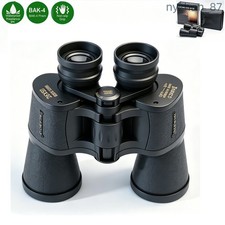 10X50 Zoom Binoculars Telescope HD BAK4 Prism Optic Lens Camping Birding Hunting