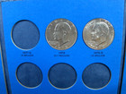 LIGHTLY CIRCULATED EISENHOWER DOLLAR COLLECTION COIN BOOK NICE CLAD COINS! — photo 4