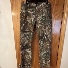 Realtree Edge Camo Hunting Pants Stretch Cotton Blend Unisex Size S 28-30