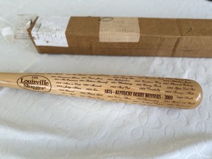 Kentucky Derby Louisville Slugger Bat Etched With Winners ￼