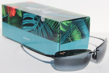 MAUI JIM Lighthouse POLARIZED Sunglasses 423-02 Black/Grey NEW