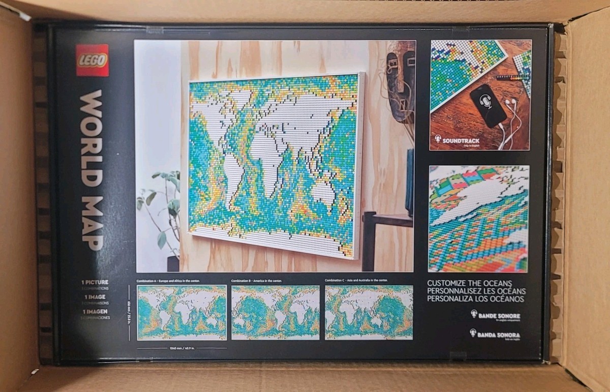 LEGO Art: World Map (31203) for sale online Australia