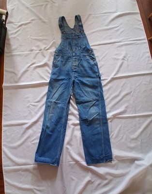 1970s Big Mac Coveralls, Denim Jean Work Overalls Size M Grunge Workman's Wear 