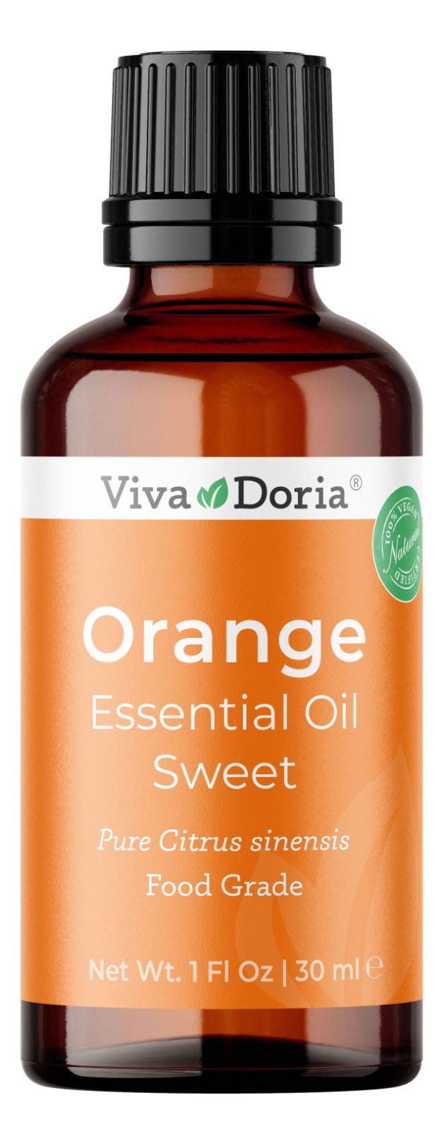 Viva Doria 100% Pure Sweet Orange Essential Oil, Undiluted, 