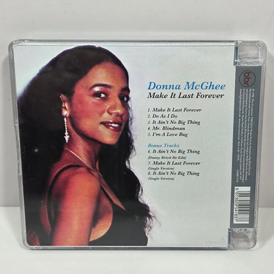 Donna McGhee Make It Last Foreve CD Remastered Import Bonus Tracks