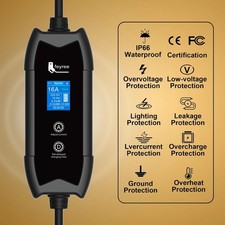 Caricabatterie Auto Elettrica Ev Tipo 2 16A 3,5 Kw Mono Fase Veicoli Elettrici - Miniatura 5