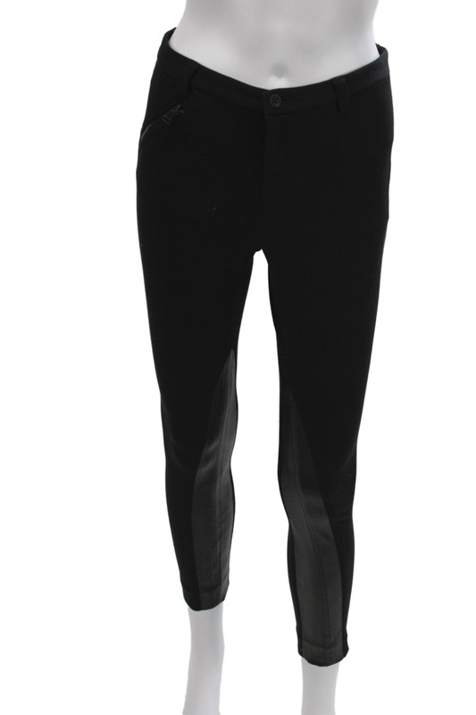 Alice + Olivia Womens Black Solid Pants Inseam 25 Size 8