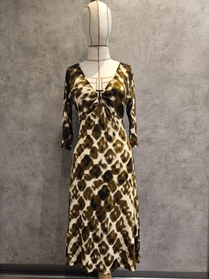 knee length dresses for ladies JUST CAVALLI Women's Black Midi Dress with Tiger Skin Pattern  Pavidas