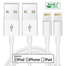 Fast Charger Cable Cord Lead 2M 3M Long For Genuine 8PIN MFI iPhone X iPad 5 6 7