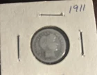 1911-BARBER SILVER DIME ~  ~NICE COIN~ 90% SILVER